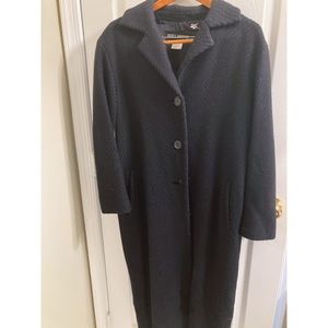 90s Issey Miyake Wool Cocoon Coat